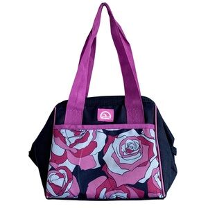 IGLOO Floral Print Zippered Lunch Tote